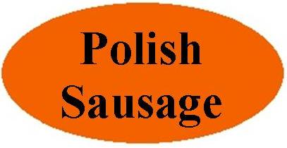 Orange Polish Sausage Labels